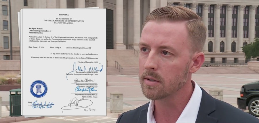 ‘The Disrespect’: OK House Republicans Subpoena Ryan Walters For 100s ...