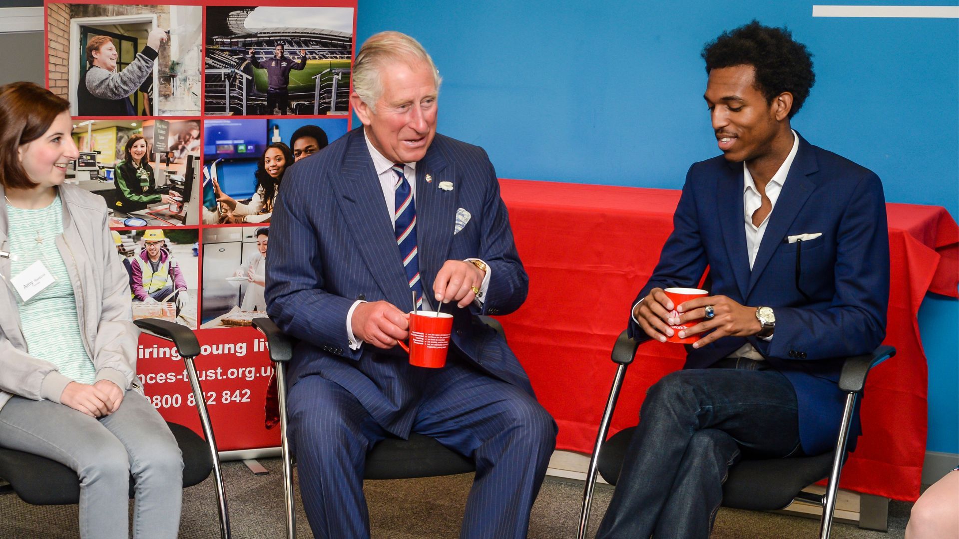 <p>                     It’s no secret that King Charles loves a good laugh and during his visit to 2016 visit to the Prince’s Trust Center in 2016 he got just that. When talking with staff and enjoying a cup of tea, the then-Prince realised he’d been given two teaspoons in his mug and found it rather amusing!                   </p>