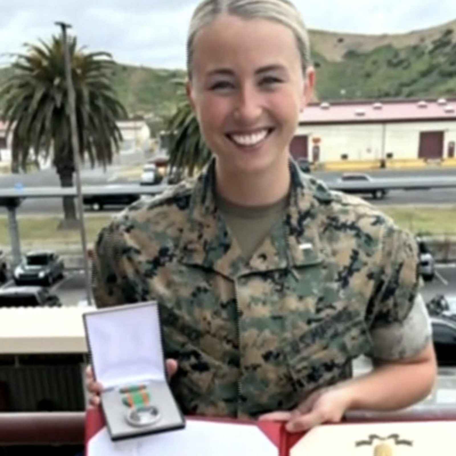 miss military 2023 and marine captain, riley tejcek trains for olympic first