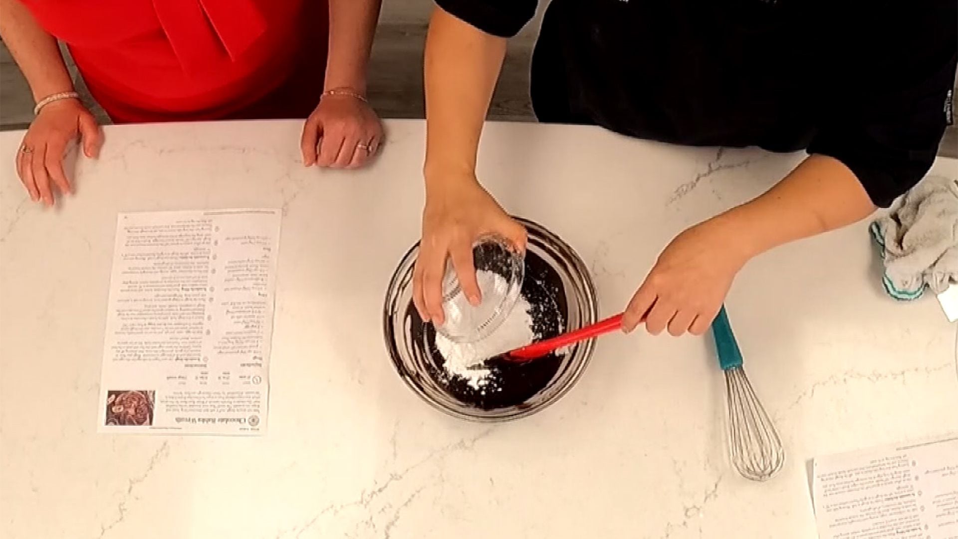 Chocolate Babka Wreath Filling And Glaze With King Arthur