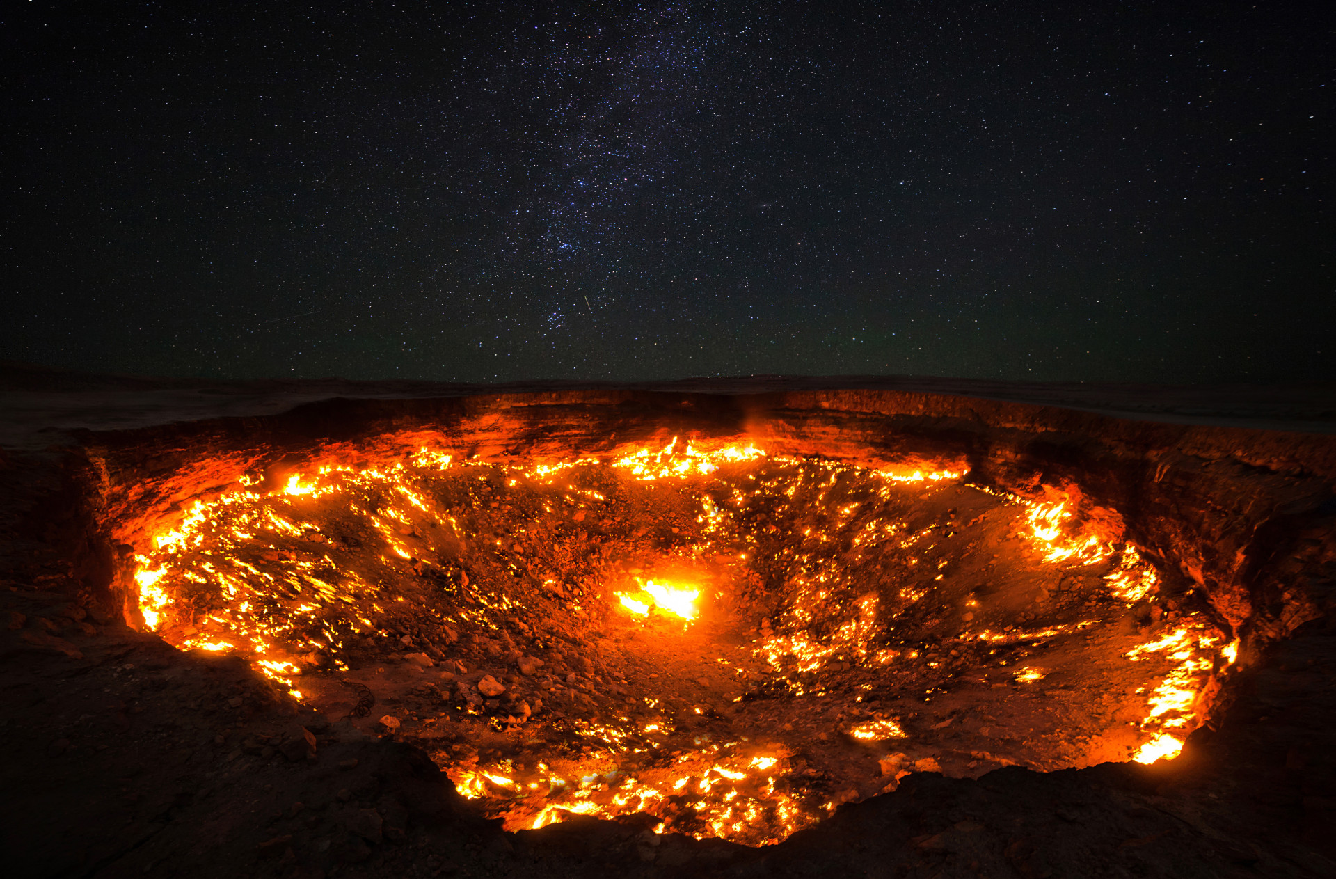 Krater van Derweze (Turkmenistan)