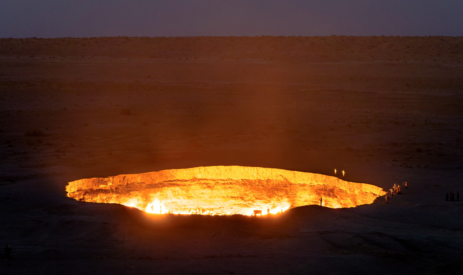 Krater van Derweze (Turkmenistan)