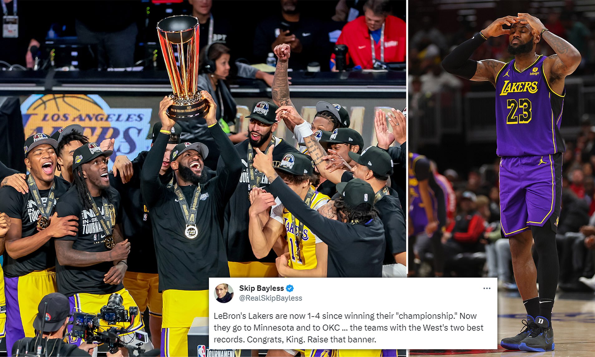 LeBron James And The Lakers MOCKED By Skip Bayless For Losing Again