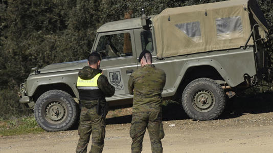 Militares en la base de Cerro Muriano de Córdoba. ((Europa Press/Rafael Madero)