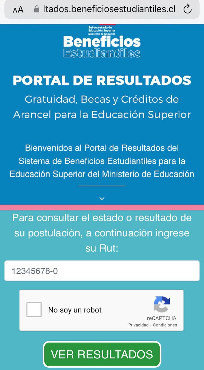 FUAS 2024 revisa los resultados del nivel socioeconómico con el RUT