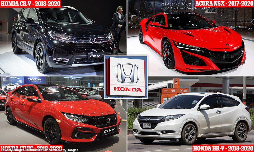 Honda Recalls 2.5 Million Vehicles Due To An Issue With Fuel Pumps