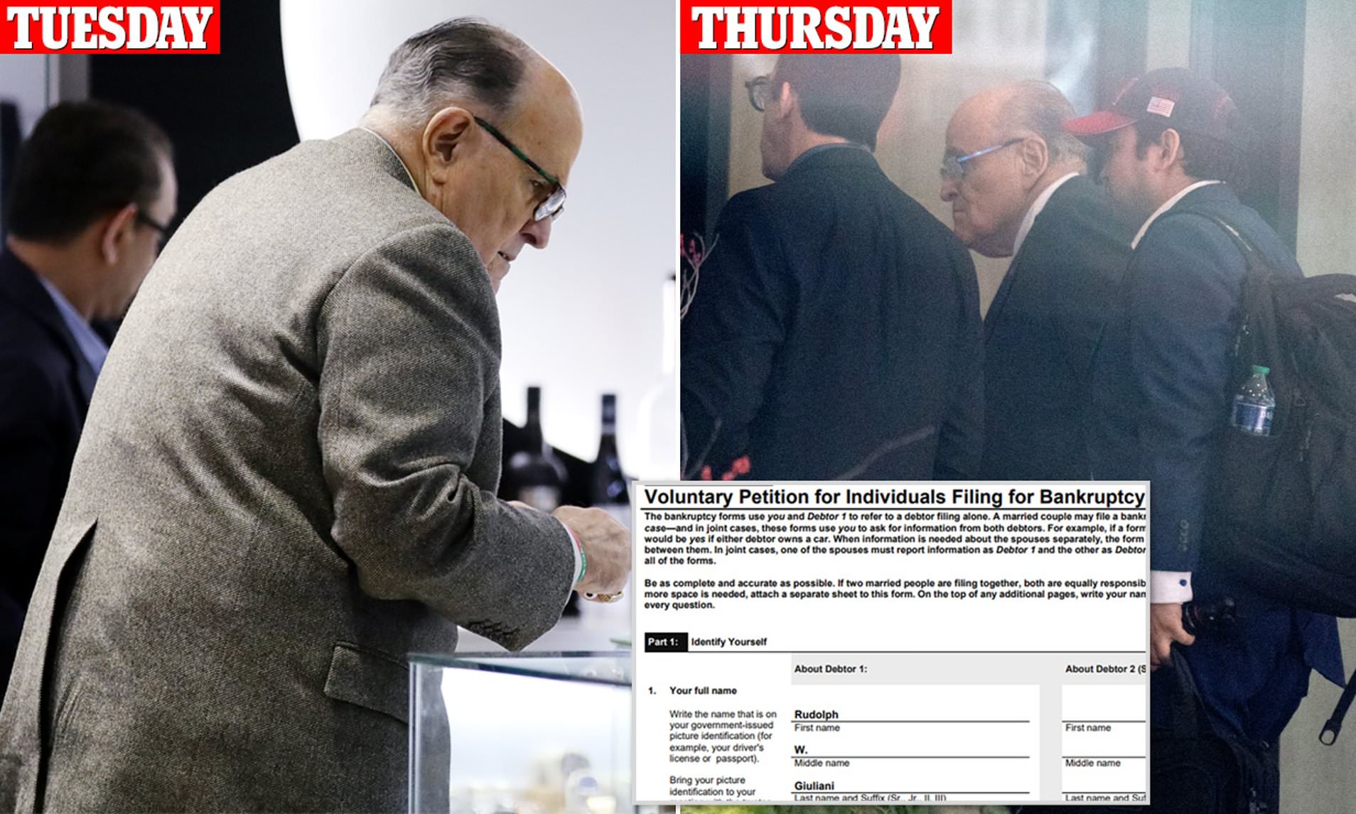 Rudy Giuliani Files For BANKRUPTCY With Debts Of $153M Just Days After ...