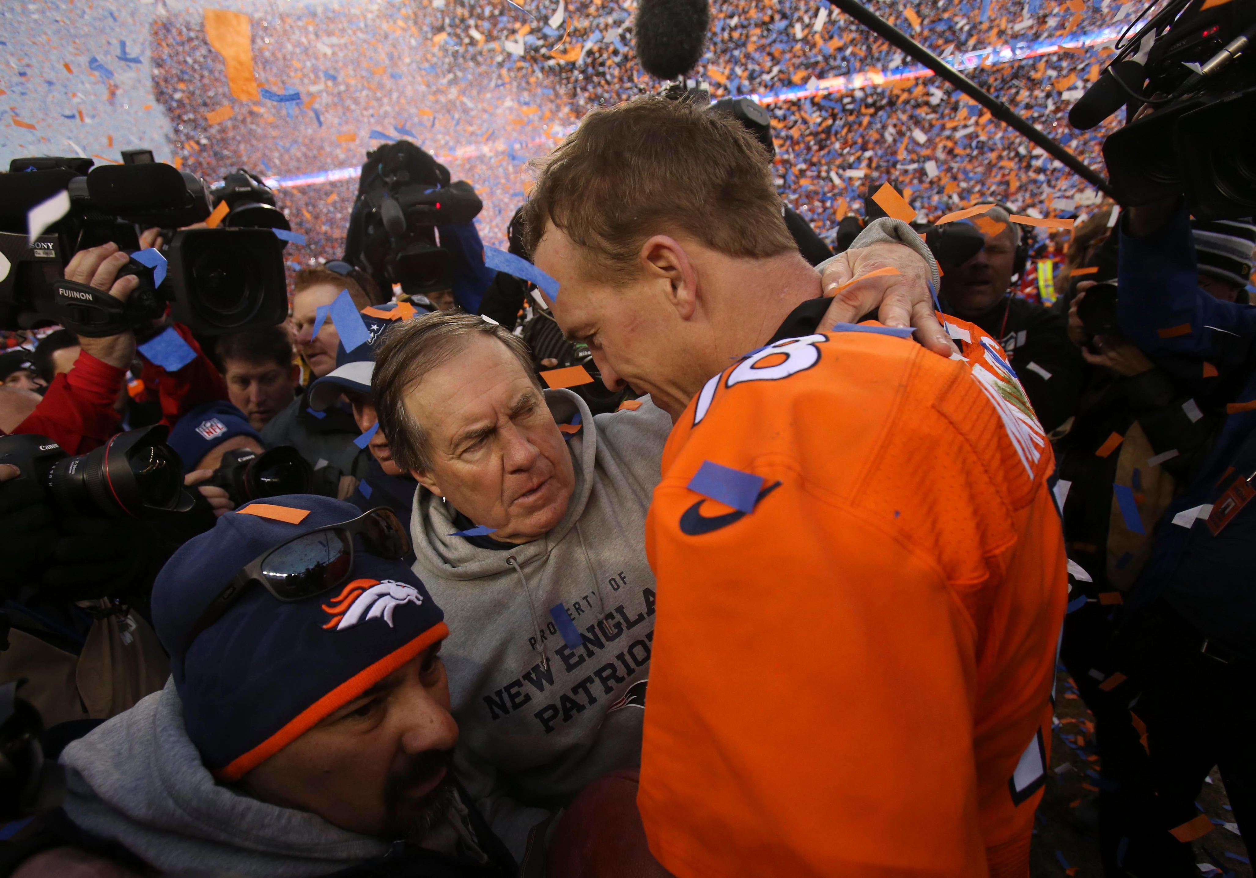 Report: Peyton Manning, Omaha Productions 'pursuing' Bill Belichick For ...