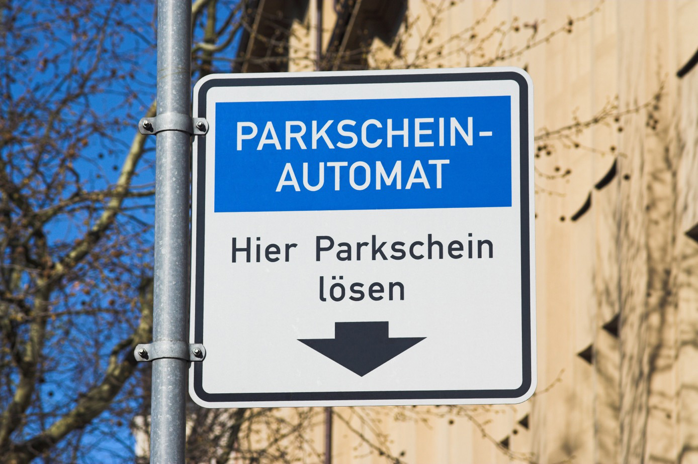 Parklizenz selbst geändert: Anzeige