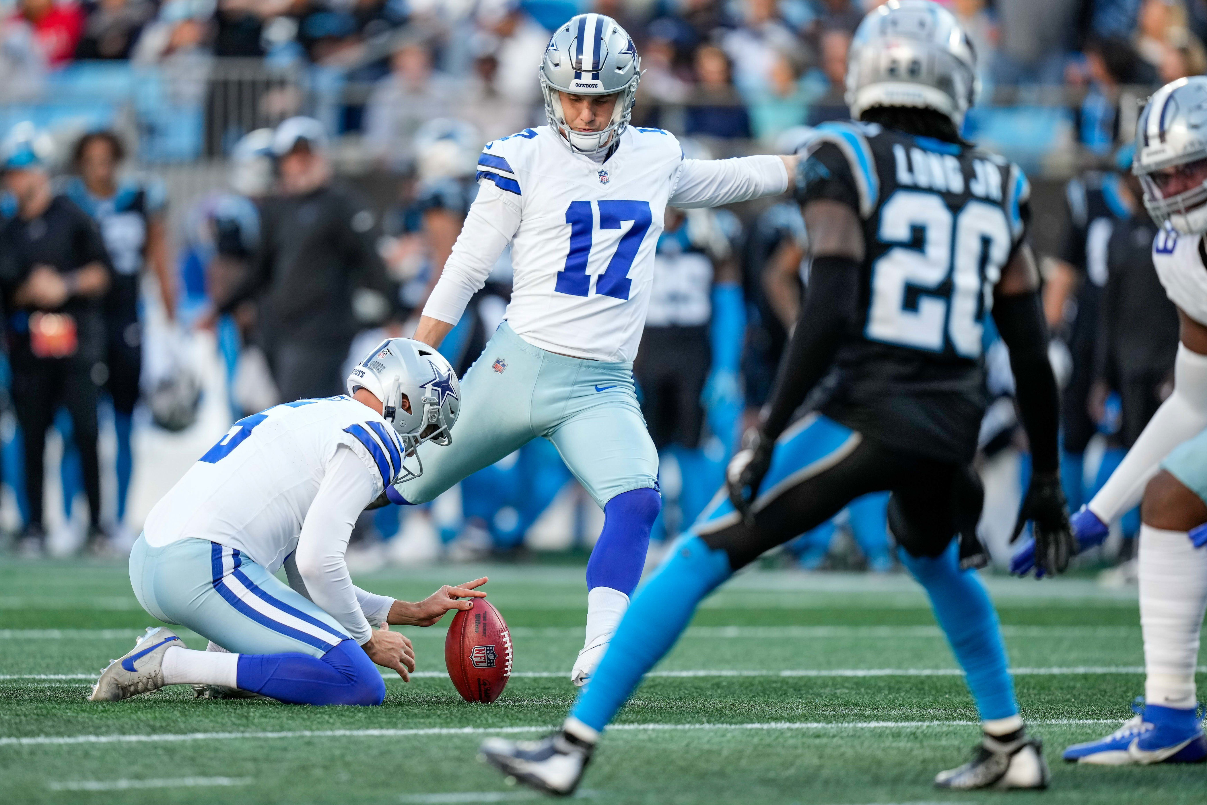 Cowboys Kicker Brandon Aubrey's Perfect Season Ended On A Block. Then ...