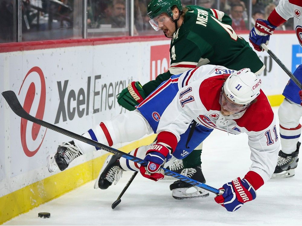 Canadiens' Losing Streak In Minnesota Continues With A 4-3 Loss In OT