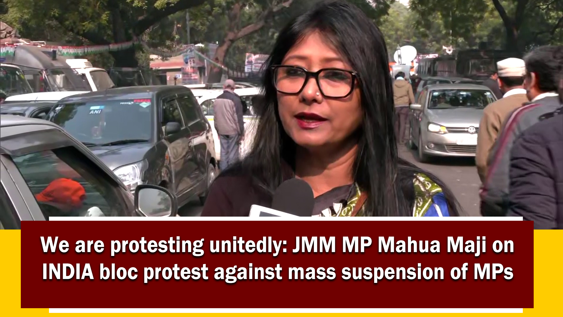 We Are Protesting Unitedly: JMM MP Mahua Maji On INDIA Bloc Protest ...