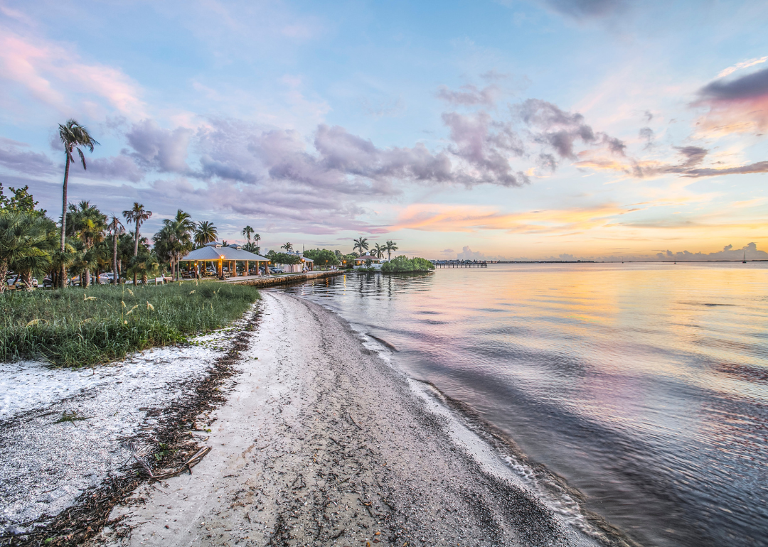 <p>Population: 4,644</p>  <p><a href="https://www.visitflorida.com/travel-ideas/articles/charlotte-harbor-city-overview-trip-ideas/">Charlotte Harbor</a> is a town on the Peace River, opposite the larger community of Punta Gorda, and features the Charlotte County Historical Center, a fishing pier park, and a miniature golf course. The harbor itself is the second-largest estuary in the state after Tampa Bay. Nearby are the <a href="https://prwildlife.org/">Peace River Wildlife Center</a> and the <a href="https://www.floridastateparks.org/parks-and-trails/ponce-de-leon-springs-state-park">Ponce de Leon Springs State Park</a>, where explorer Juan Ponce de León may have been fatally shot with a poisoned arrow, though the exact location is disputed.</p>