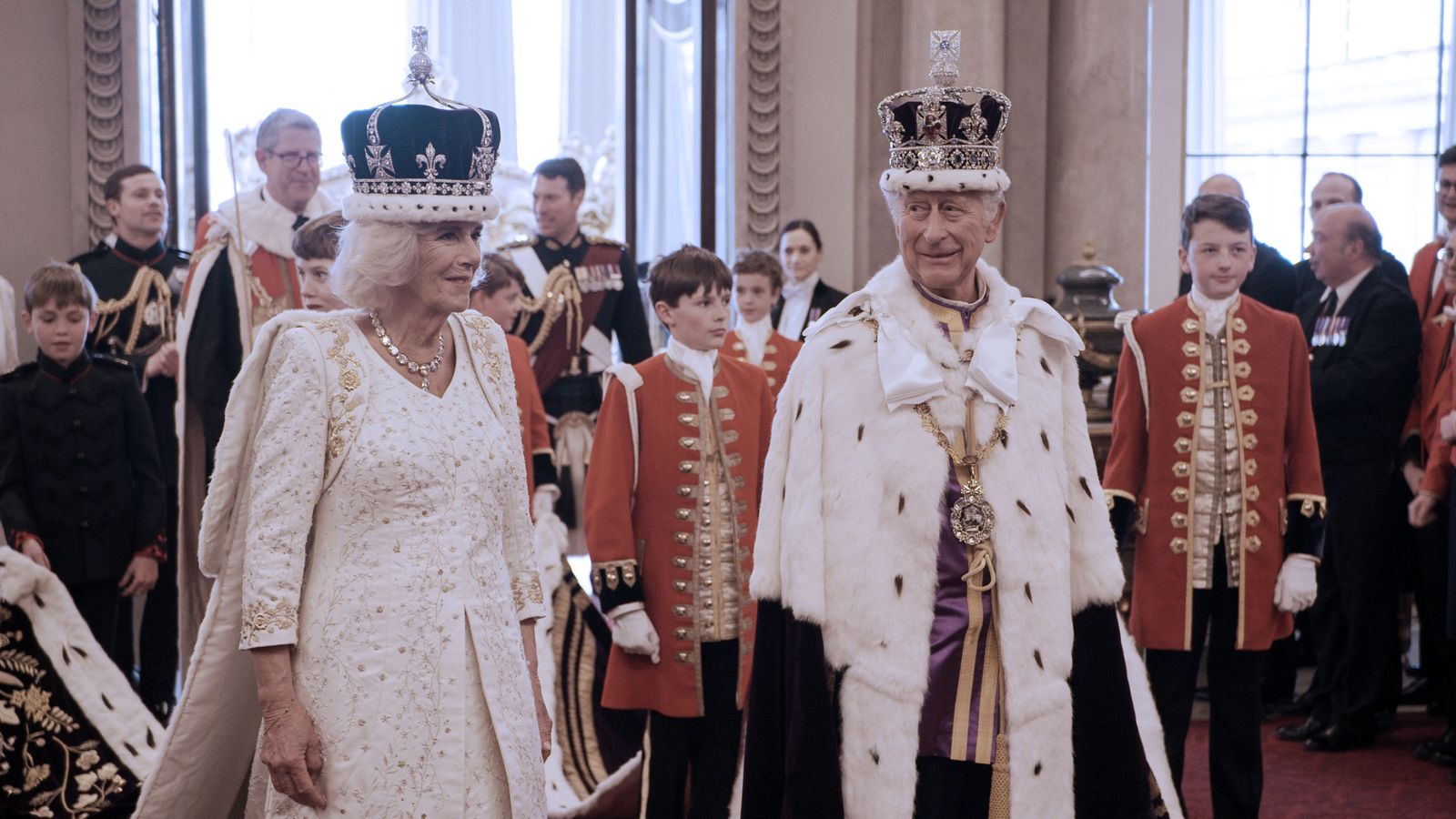 denmark's royal handover a far cry from king charles's coronation