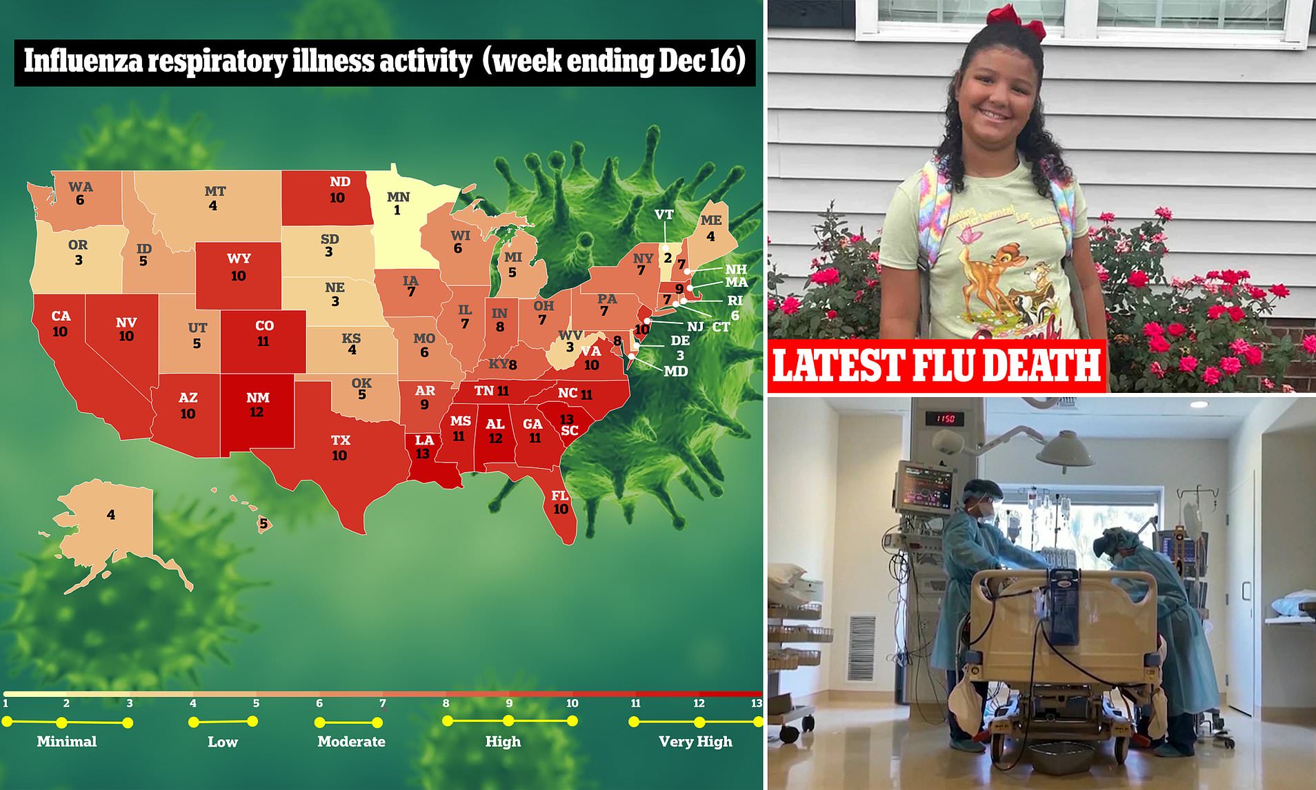 America's Tripledemic MAPPED: Covid, Flu And RSV Rates Ramping Up