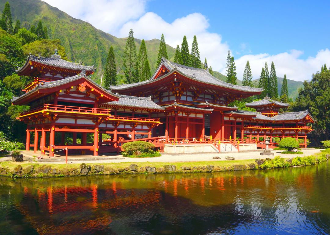<p>Did you know you can find a replica of a Japanese World Heritage Site in Hawaii? <a href="https://byodo-in.com/">Byodo-In Temple</a> is just that. Located within the Valley of the Temples Memorial Park, the replica of the Uji, Japan temple of the same name was opened in 1968 to commemorate the 100-year anniversary of the first Japanese immigrants coming to Hawaii.</p>