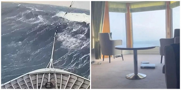 What happened to the MS Maud? Norwegian Cruise ship gets hit by Rogue wave in frightening video 