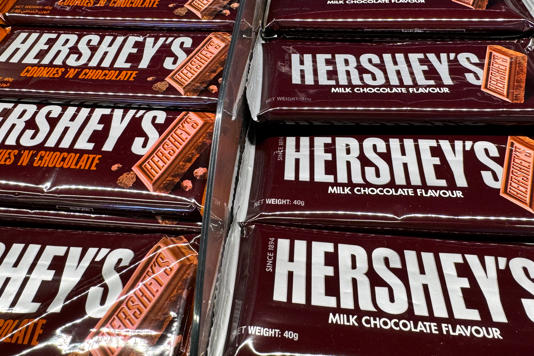 Hershey's chocolate in a shop in United Arab Emirates on Nov. 24, 2023. (Jakub Porzycki/NurPhoto via Getty Images)