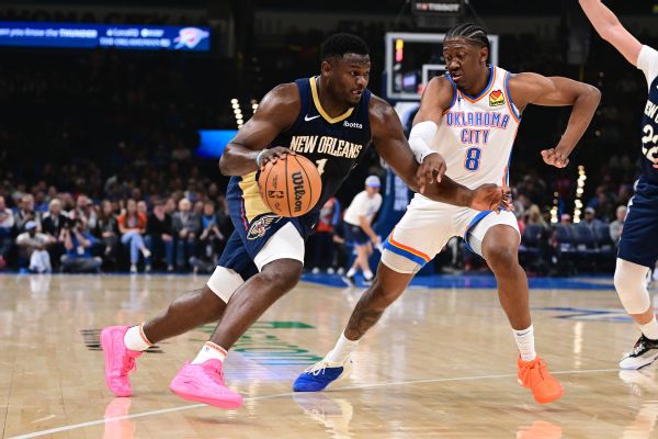 Zion Williamson Returns From Illness For Pelicans Vs. Rockets