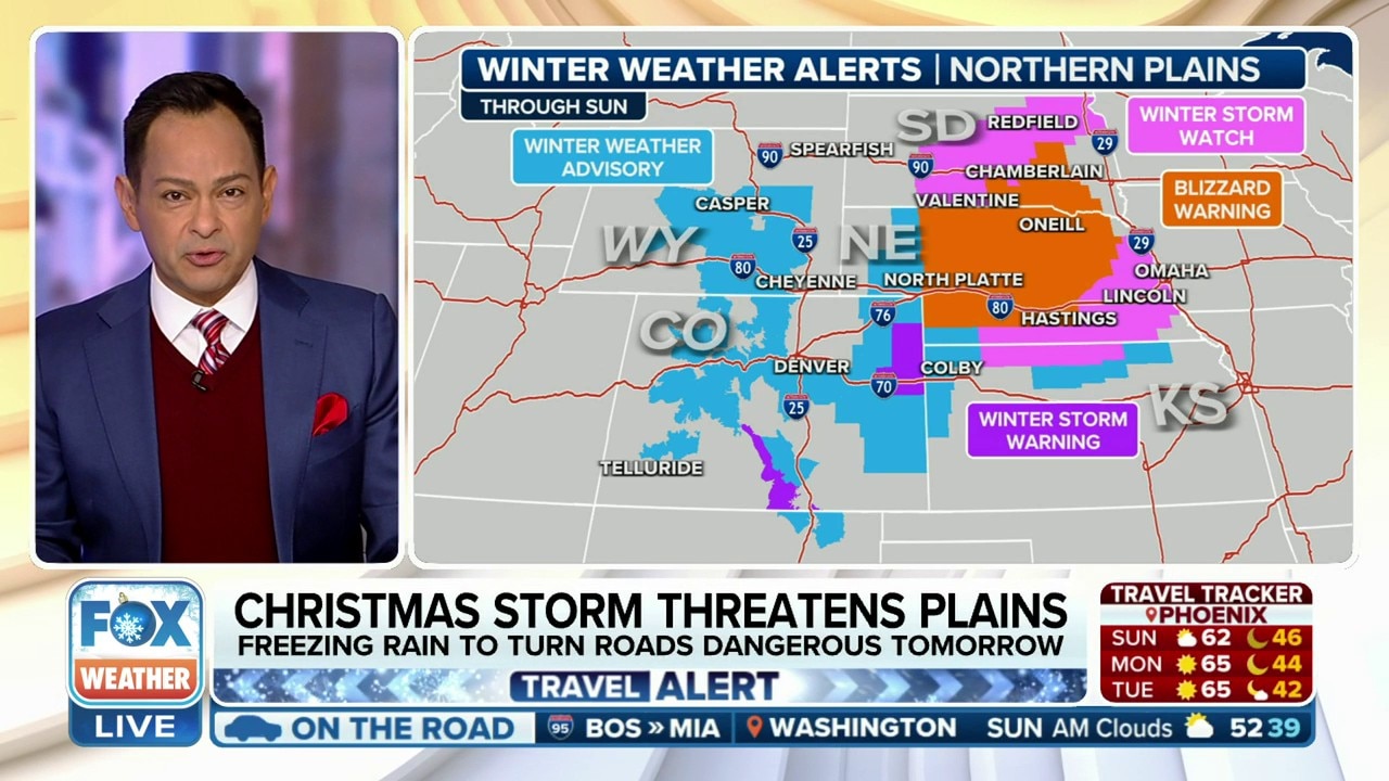 Plains Blizzard To Snarl Christmas Travel For Millions Across Central US