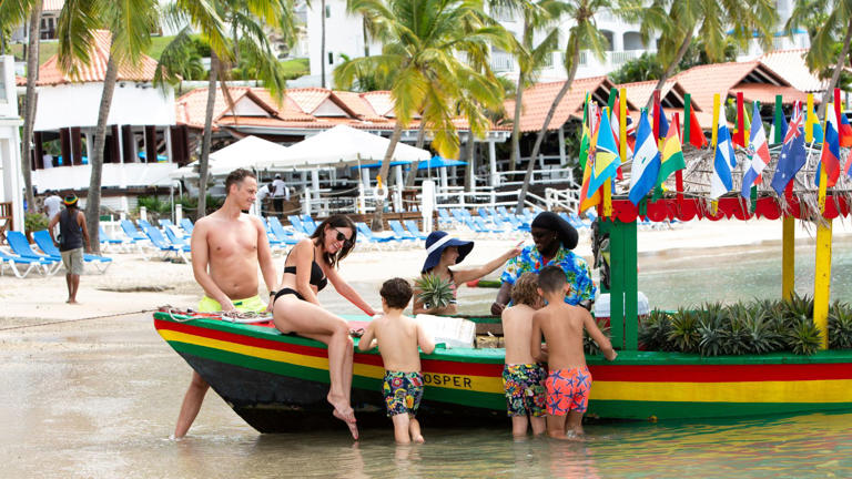 Nothing beats the winter doldrums better than these family-friendly Caribbean beach resorts.