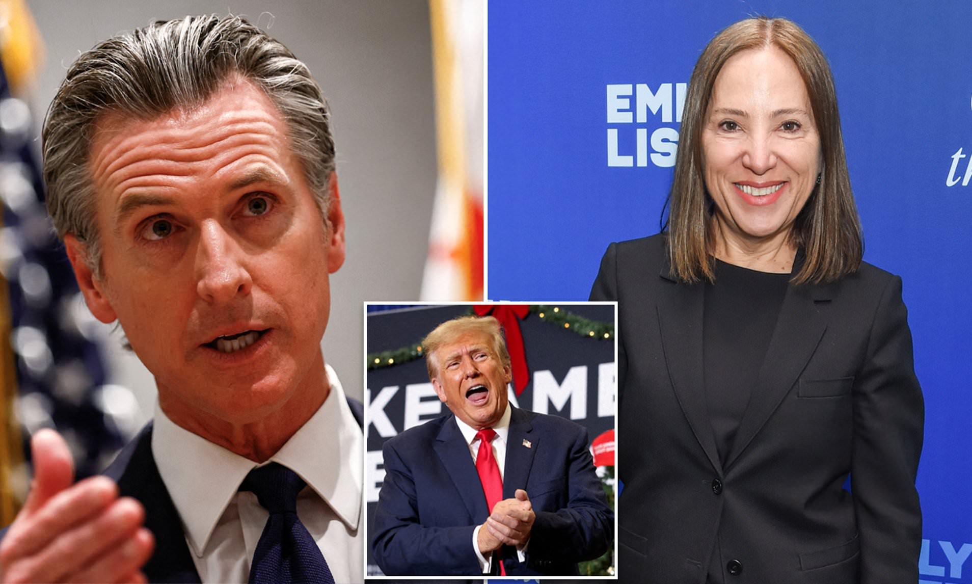 Gavin Newsom Blasts His Own Lt. Gov's Push To Have Trump Removed From ...