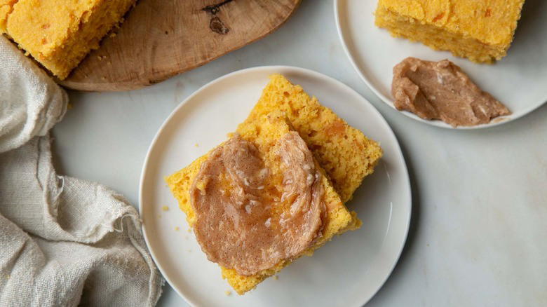 Classic Sweet Potato Cornbread With Cinnamon Honey Butter Recipe