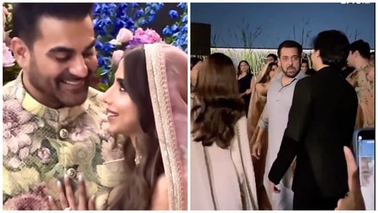 Inside Arbaaz Khan's Wedding: Salman Khan Dances With Bride Sshura ...