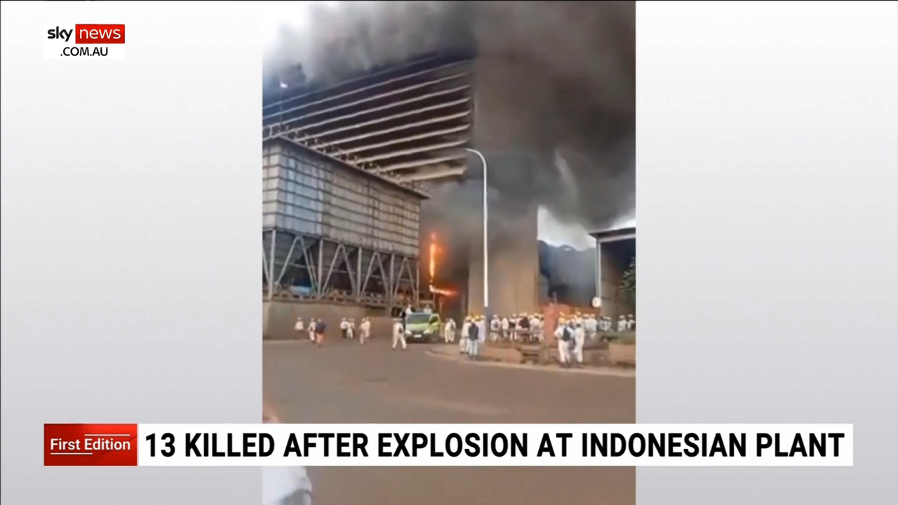 explosion at indonesian nickel plant kills 13 people