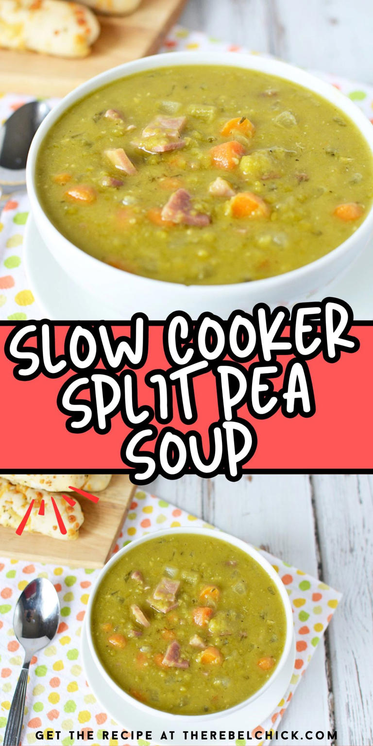 Slow Cooker Split Pea Soup Recipe