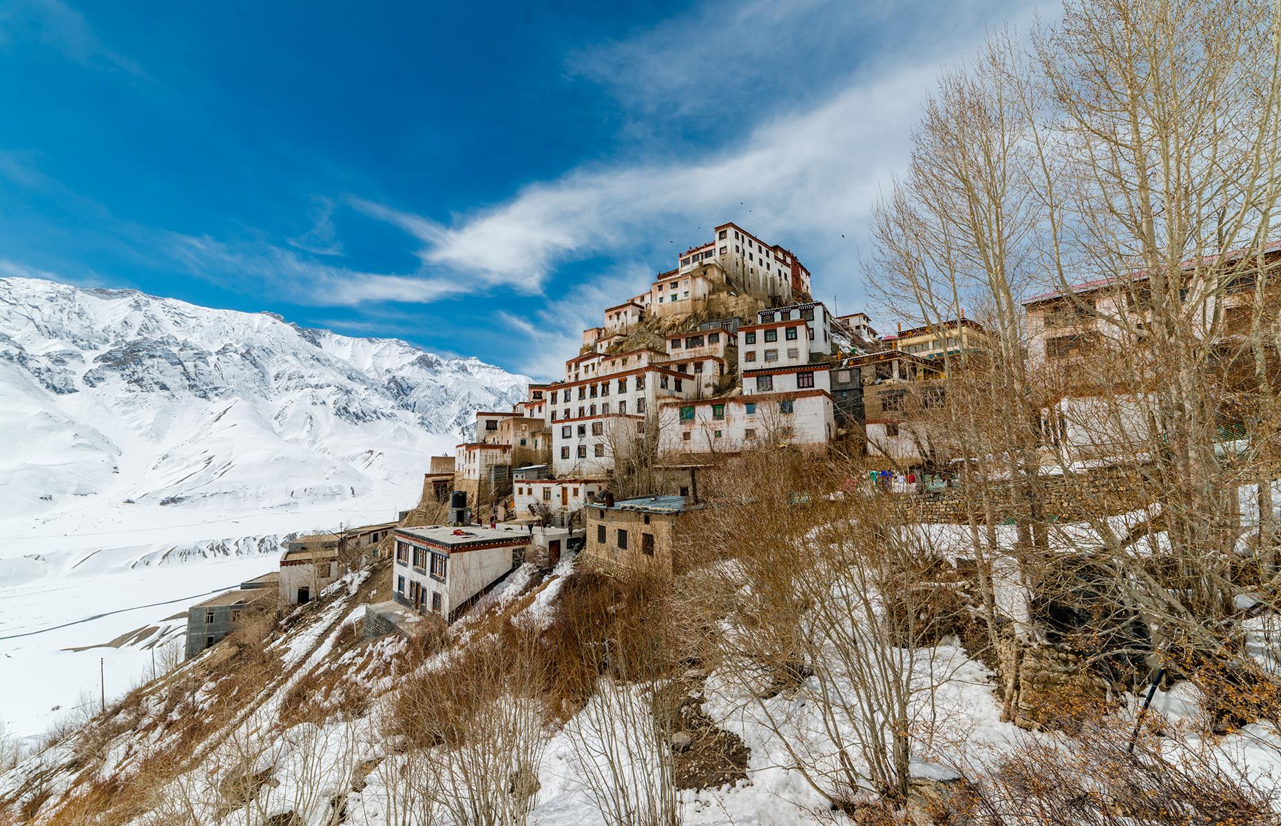 Once part of Tibet, this remote valley is home to snowy peaks, glaciers, and Buddhist monasteries perched on rocky pinnacles with colorful prayer flags fluttering in the breeze. Trek up into mountains to absorb the serenity and be sure to visit Tabo Monastery, one of the oldest in the western Himalayas and a treasure trove of ancient art.