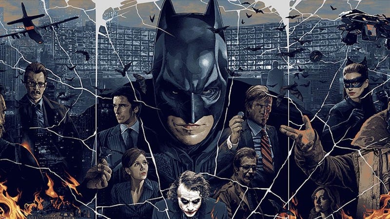 La Trilogía De Batman De Christopher Nolan Recibe Un Tributo Digno Póster