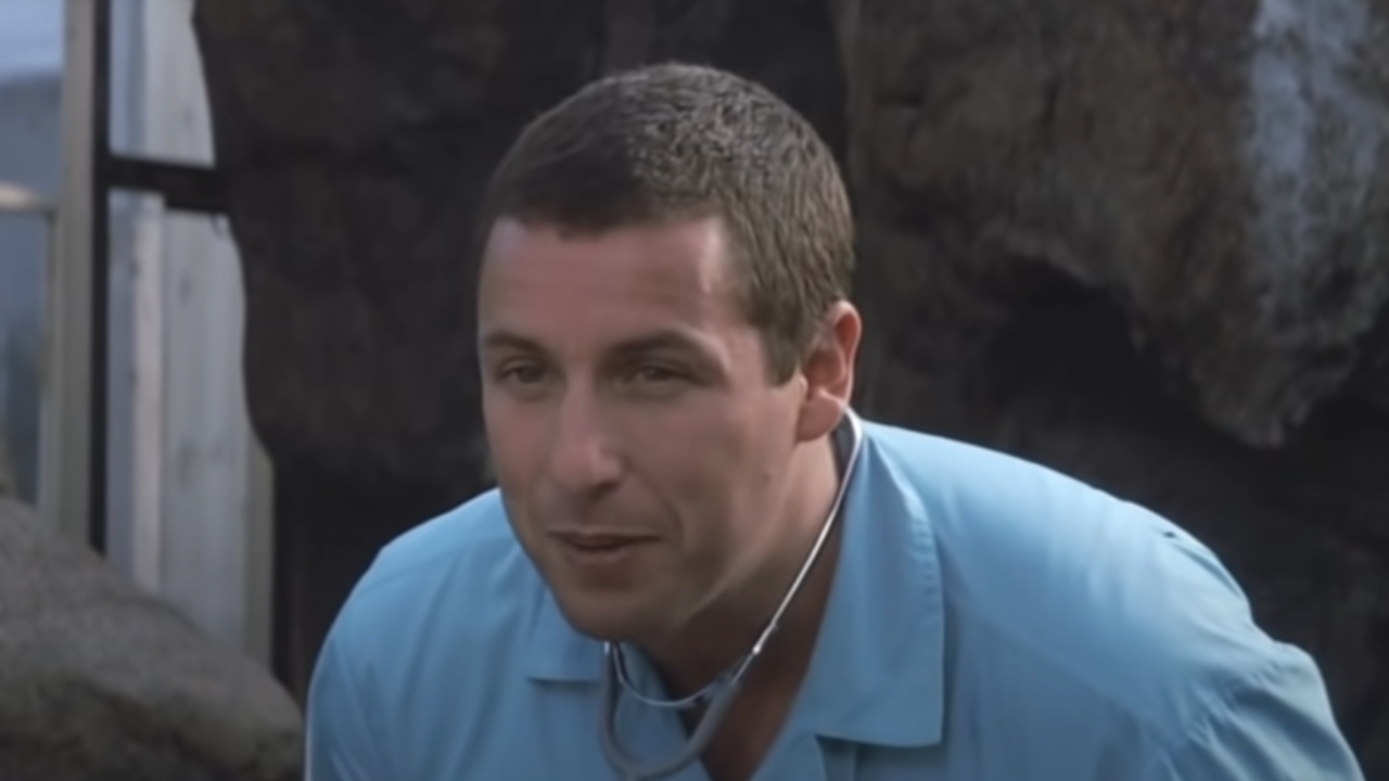 <p>                     I love <em>50 First Dates </em>and all the behind-the-scenes, and the film itself is so funny.                   </p>                                      <p>                     Sandler's character, Henry Roth, is a veterinarian at a Sea Life Park in Hawaii, aiming to help a walrus. After the walrus eventually burps and then vomits all over Sandler's co-worker to feel better, he shows the walrus that he's proud of him, saying, "I knew you were gonna burp, but that vomit thing was awesome – that's what she gets for eating my roast beef sandwich."                   </p>                                      <p>                     Lesson learned: never eat Sandler's sandwiches.                   </p>