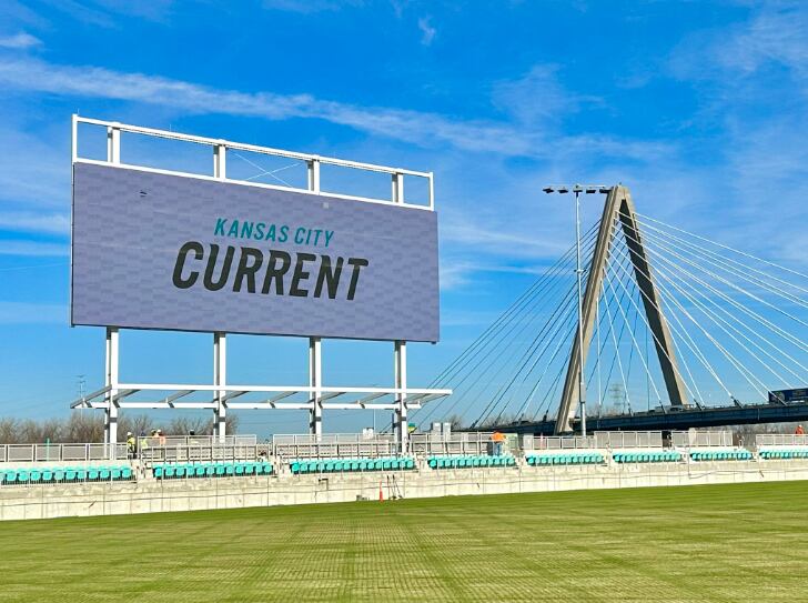 KC Current Unveils Videoboard At CPKC Stadium