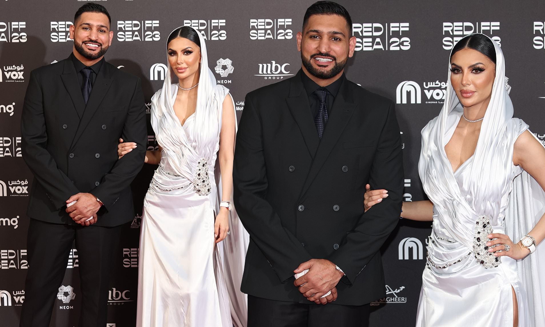 Amir Khan Looks Loved Up With His Wife Faryal Makhdoom In Jeddah   AA1larkF.img