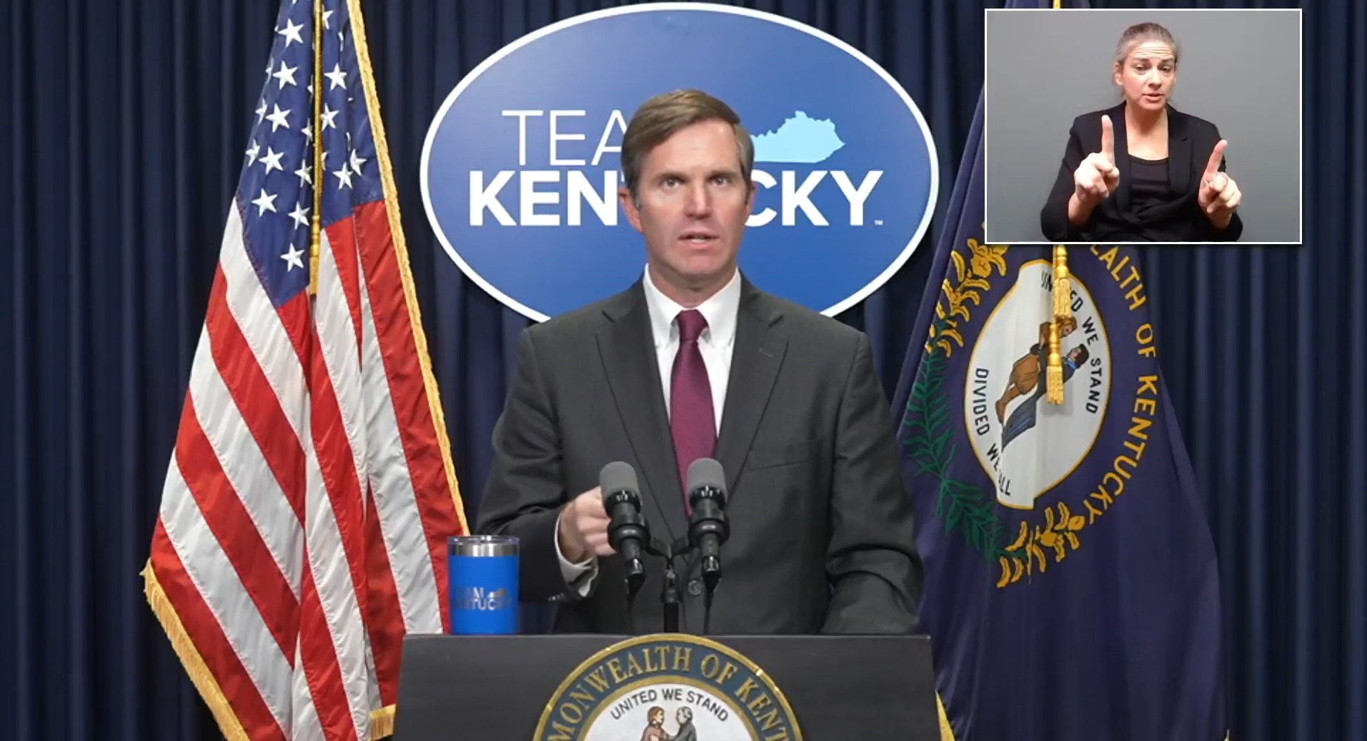 Gov. Beshear Provides Team Kentucky Update On December 7