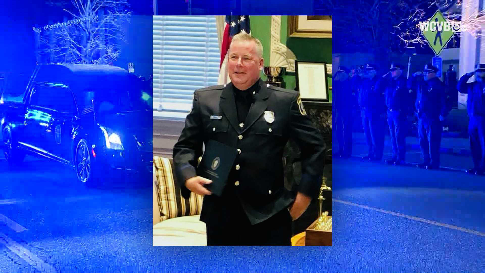 Procession Held For Fallen Waltham Police Officer 