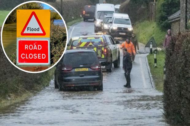 Disruption Along Dorset Roads Due To Flooding   AA1lbzsL.img