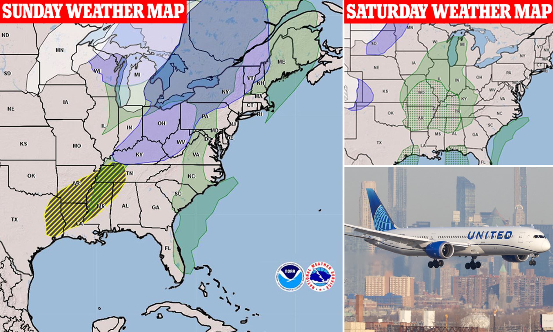 Eastern US Is Set To Face Weekend Of Severe Storms That Will Bring ...