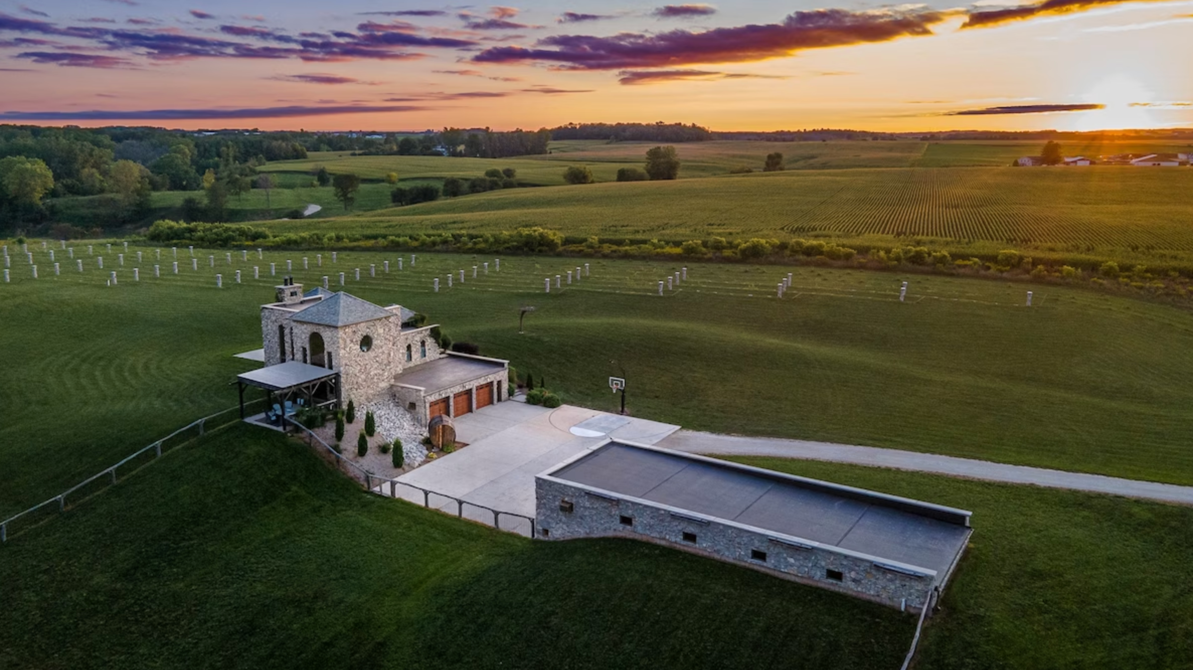 For a slice of Tuscany in the Midwest, look no further than this newly opened, opulent stone castle on a vineyard. The four-bedroom Wisconsin mansion is brimming with luxurious and magical details, including a gorgeous mahogany front door, a baby grand piano, 400 grape vines planted on the grounds, a show-stopping spiral staircase, a home theater, and a wine hall. Yes, a wine hall. The castle can be booked as a wedding or event venue, too. $1111, Airbnb (starting price). <a href="https://www.airbnb.com/rooms/616473242380750899">Get it now!</a><p>Sign up to receive the latest news, expert tips, and inspiration on all things travel</p><a href="https://www.cntraveler.com/newsletter/the-daily?sourceCode=msnsend">Inspire Me</a>