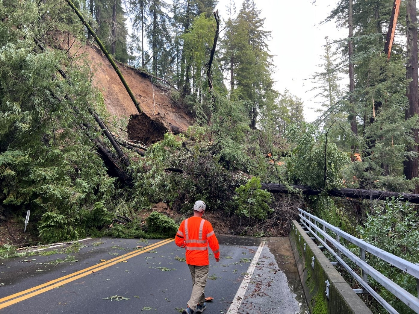 Santa Cruz Most Vulnerable County In State To Landslides, Officials Say