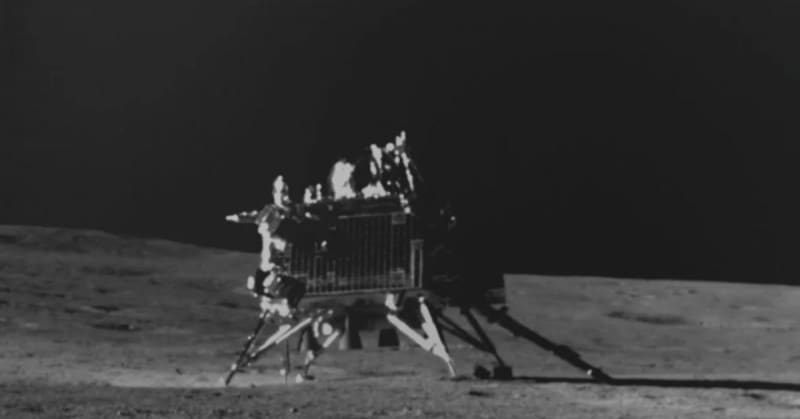 module from historic moon mission returns to earth's orbit after lunar landing