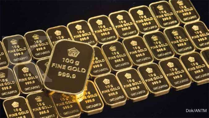 harga emas antam hari ini stagnan di rp 1.325.000 per gram, selasa (30/4)