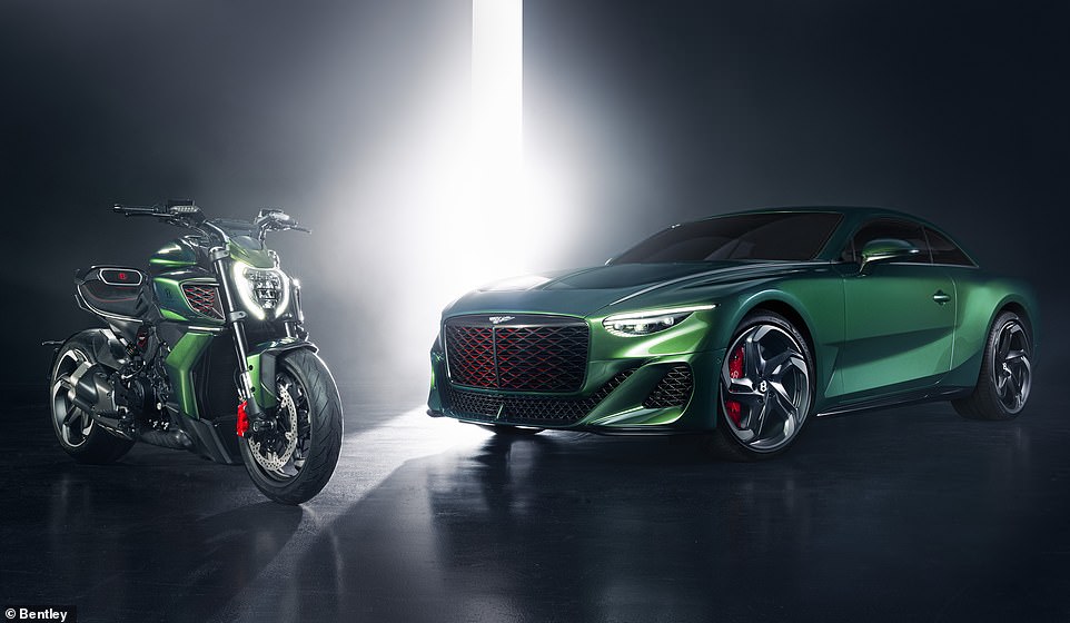 bentley launches its first motorcycle in collaboration with italy's ducati - but it isn't cheap
