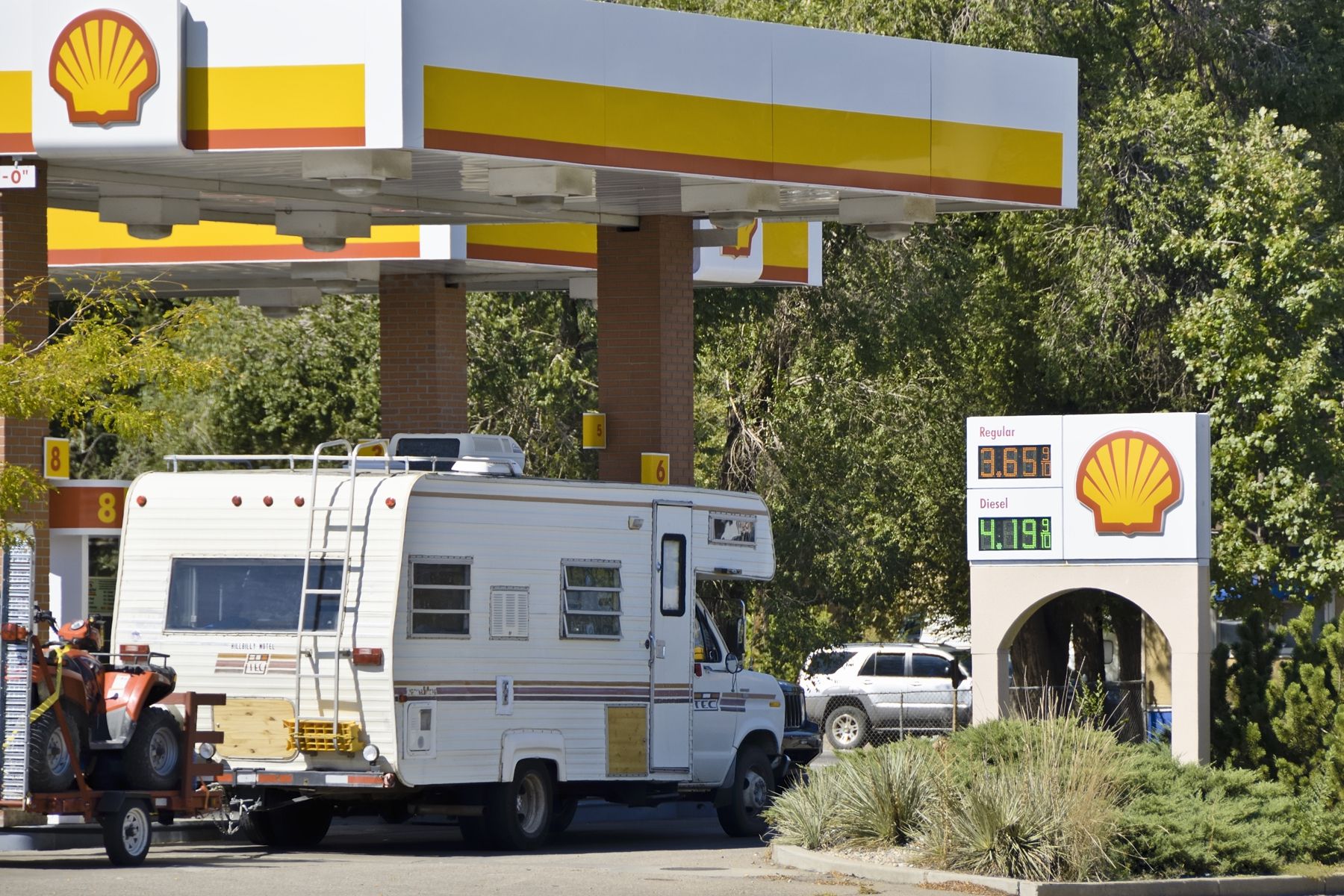 <p>Even with diesel (which most larger RVs run on) currently hovering around $4 a gallon, fuel costs can add up quickly. "The RV lifestyle can also negatively impact the environment, which is something we struggle with frequently," said millennial blogger <a href="https://theroadslowlytraveled.com/">Nathan Hengst</a>. He and his wife, Ashley, were living in Newark, Delaware, when they decided to quit the rat race and hit the road in 2017. His advice? Limit your mileage and <a href="https://blog.cheapism.com/rv-for-sale/">choose your RV wisely</a>. "Seriously ask yourself why you're considering full-time RV life, and then after you feel confident in your answer, choose the smallest-wheeled home you think you can tolerate."  </p>