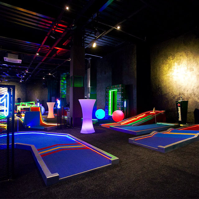 practice your swings and chill at this indoor golf complex in pasig