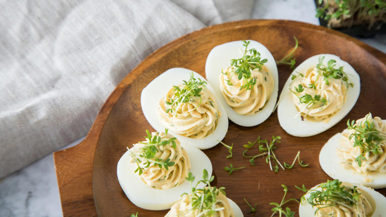 Add A Spritz Of Lime Juice To Deviled Eggs For A Bright Zing