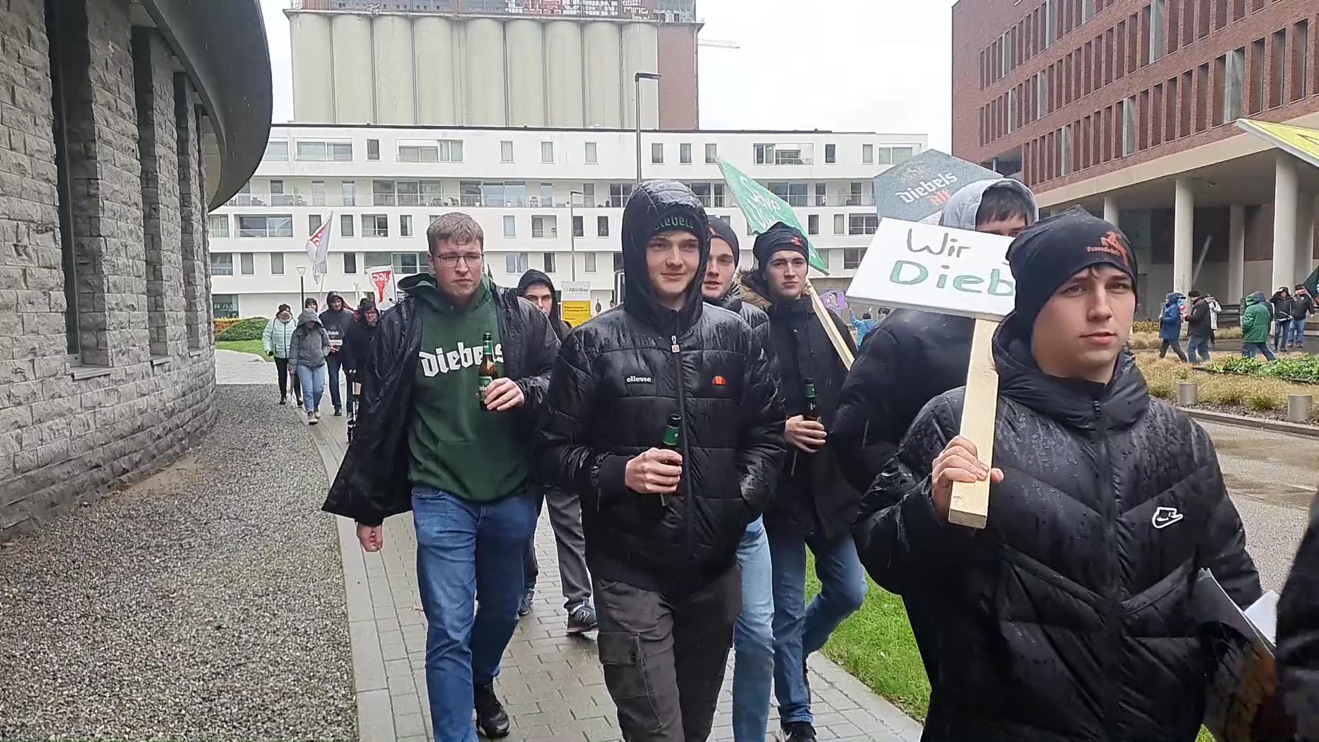 Internationale Demonstratie Van Vakbonden Binnen AB InBev