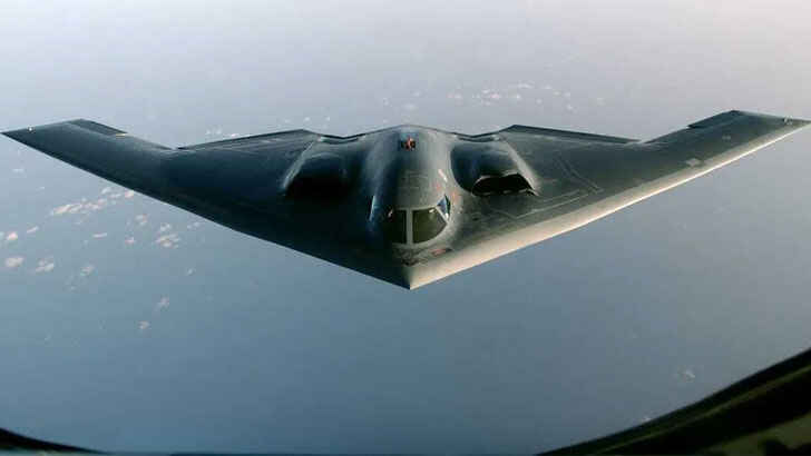 <p>The B-2 Spirit bomber is an aircraft with a stealth-bomber design that makes it highly difficult to detect with radar. It is considered the most expensive and technologically advanced military aircraft in existence today, with a price tag of around $2 billion per unit.</p>