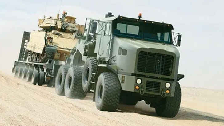 <p>When it comes to transporting tanks over long distances, not all tanks have a gas tank that is sufficient for long-range travel. In such cases, the military uses the Global Heavy Equipment Transporter. This heavy-duty vehicle has 700 horsepower and is equipped with a Caterpillar C18 engine. Its payload capacity is up to 72 tons, making it capable of transporting assault tanks to distant areas.</p>